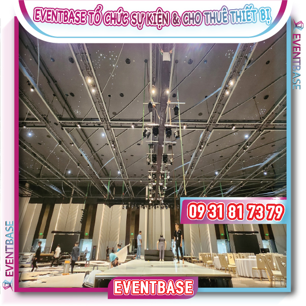 Hệ thống loa đèn do Eventbase cung cấp