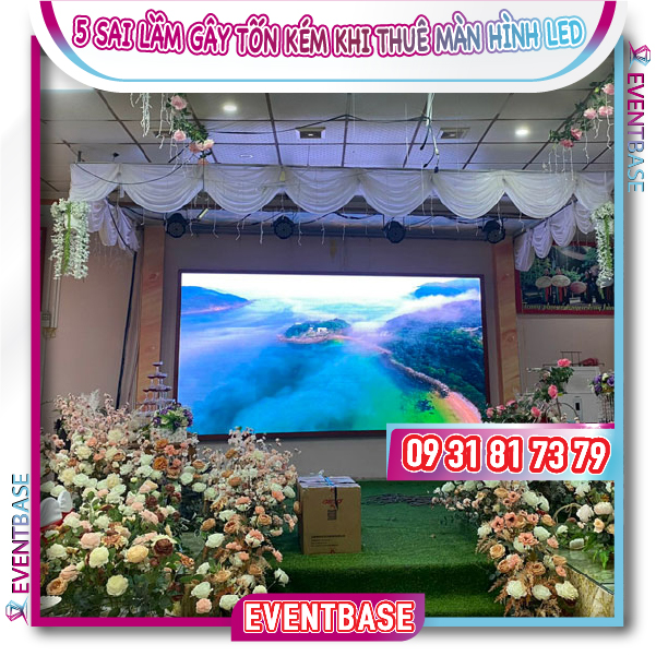 Màn hình LED đám cưới