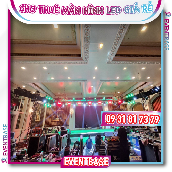 Hệ thống âm thanh, ánh sáng, màn hình LED nhà Eventbase