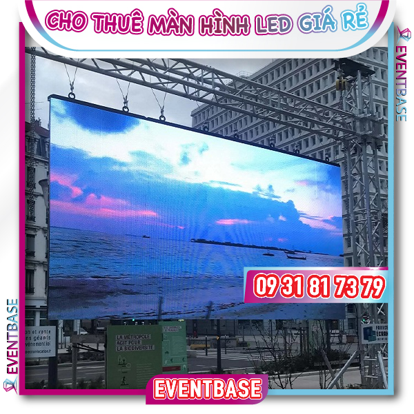 Cho thuê màn hình LED triển lãm, hội chợ