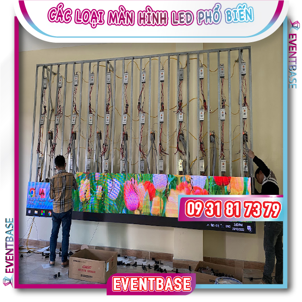Giao hàng, lắp đặt màn hình LED chuyên nghiệp, nhanh chóng