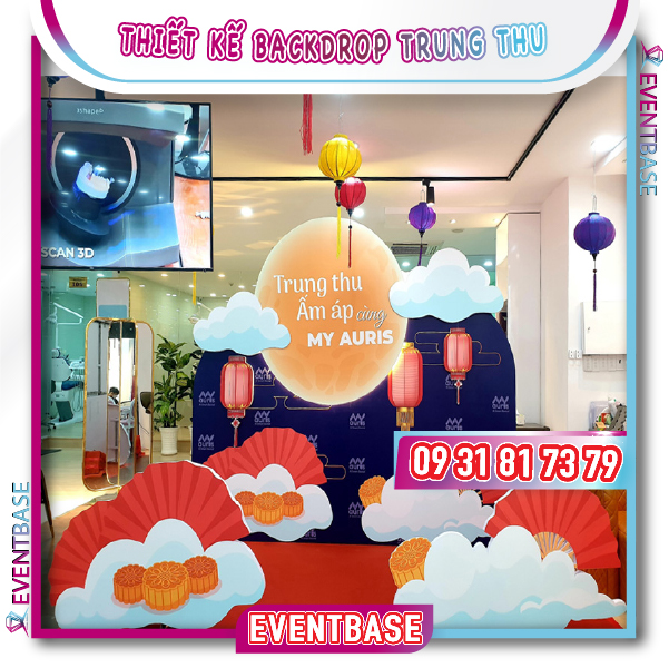 Thiết kế backdrop trung thu