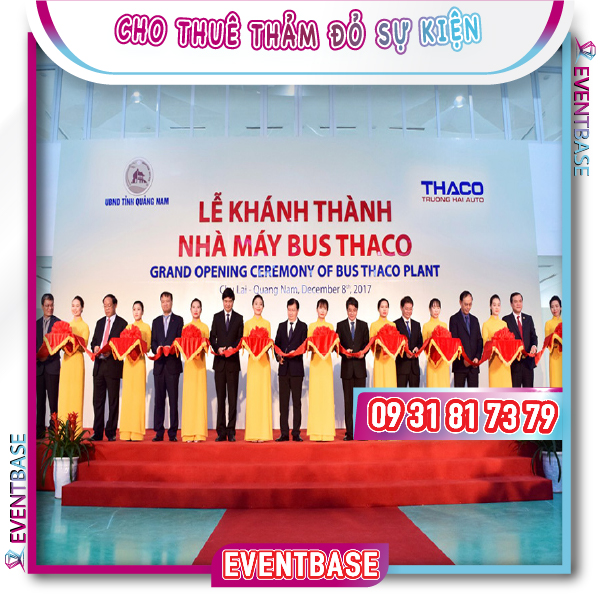 Thuê thảm đỏ sân khấu