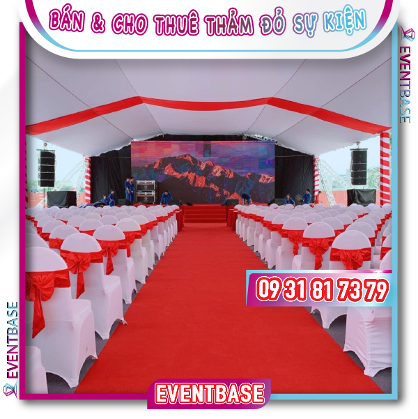 Bán & cho thuê thảm đỏ sự kiện tại Bình Dương