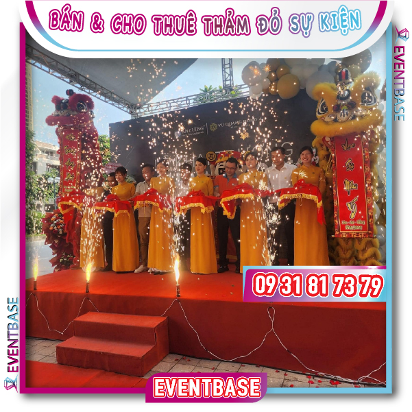 Bán & cho thuê thảm đỏ sự kiện tại Bạc Liêu