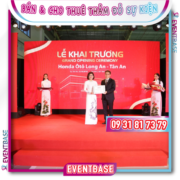 Bán & cho thuê thảm đỏ sự kiện