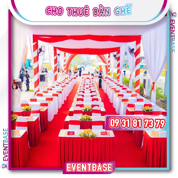 Cho thuê bàn ghế sự kiện