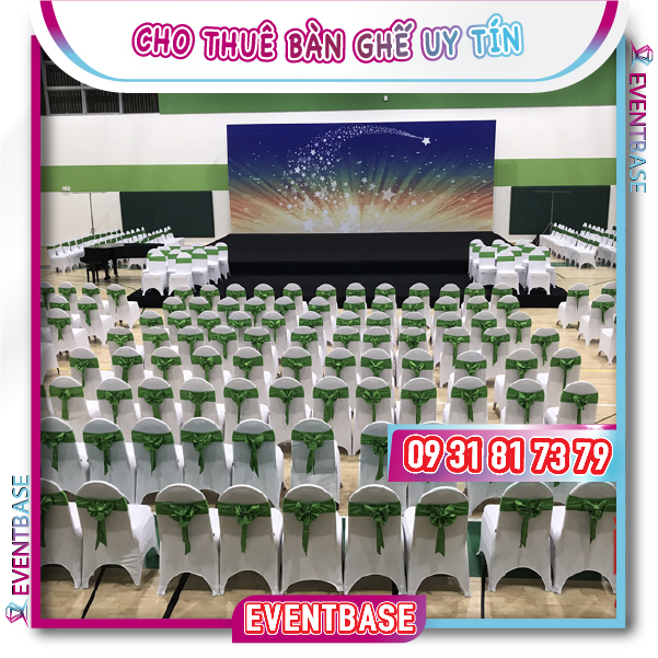 Cho thuê bàn ghế số lượng lớn