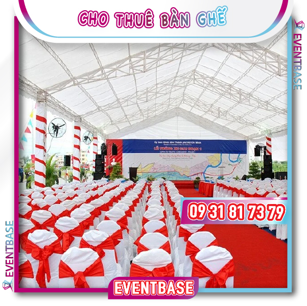 Thuê bàn ghế tổ chức sự kiện