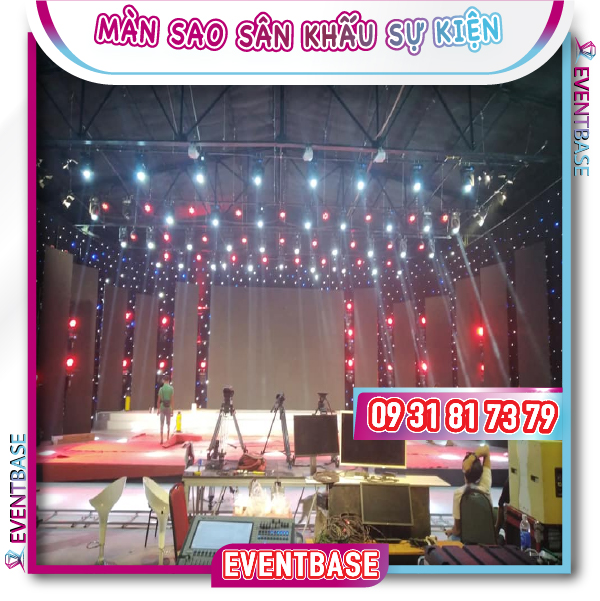 Cho thuê và thi công màn hình LED, màn sao sân khấu và hệ thống âm thanh ánh sáng chuyên nghiệp