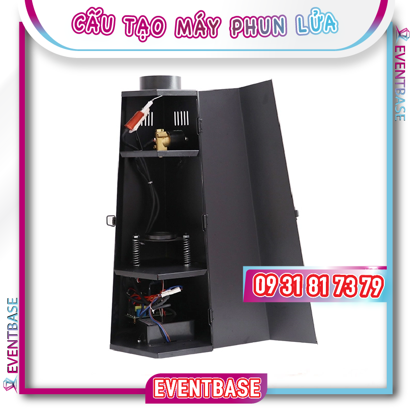 Cấu tạo máy phun lửa 200W (FL01)