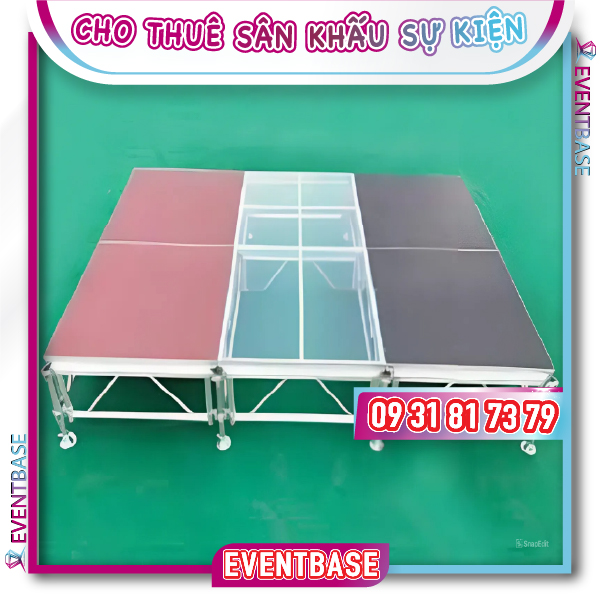 Các tấm module sân khấu sự kiện của Eventbase