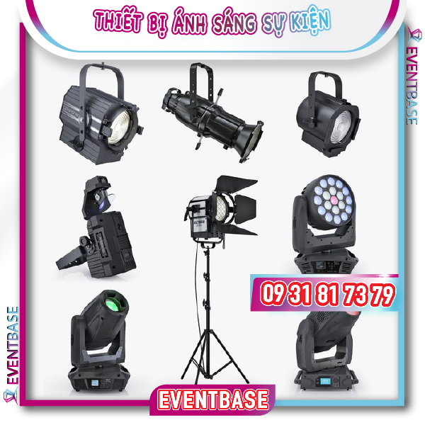 Công ty bán và cho thuê hiết bị ánh sáng sự kiện Eventbase