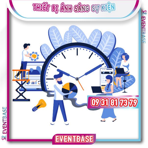 Thời gian thuê và sử dụng thiết bị ánh sáng