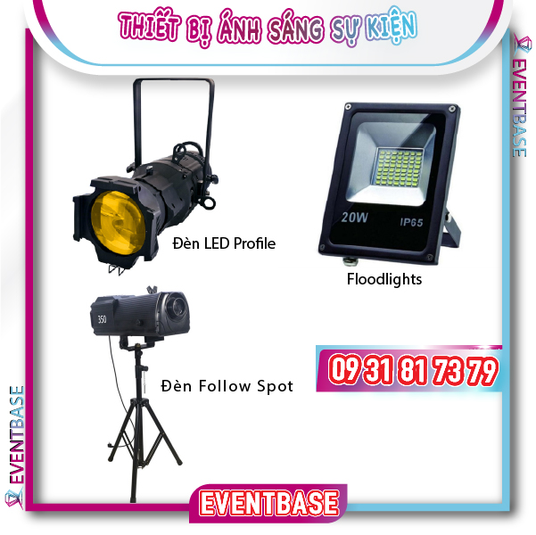 Thiết bị ánh sáng sân khấu sự kiện