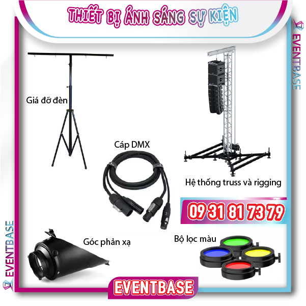 Thiết bị phụ kiện hệ thống ánh sáng sự kiện