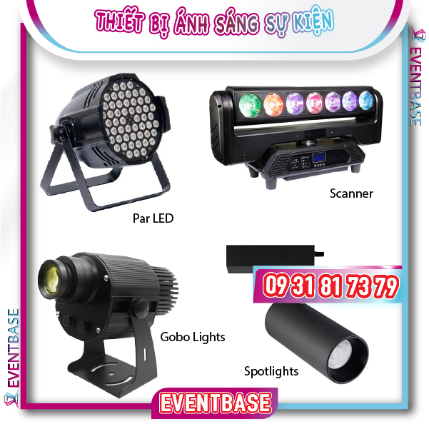 Thiết bị đèn sân khấu sự kiện