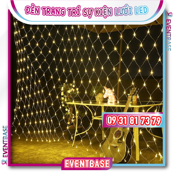 Thuê đèn lưới led trang trí sự kiện
