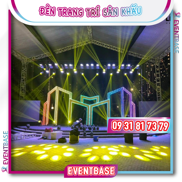 Dịch vụ cho thuê thiết bị sự kiện, đèn sân khấu giá rẻ