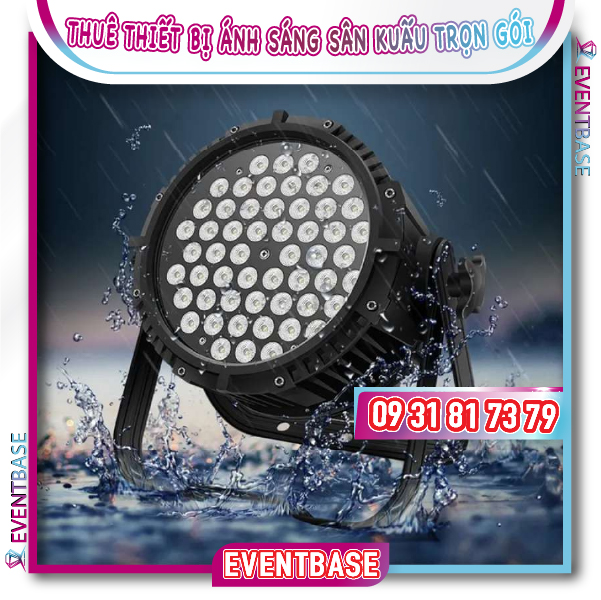 Đèn Par Led 54x3w, chịu nước