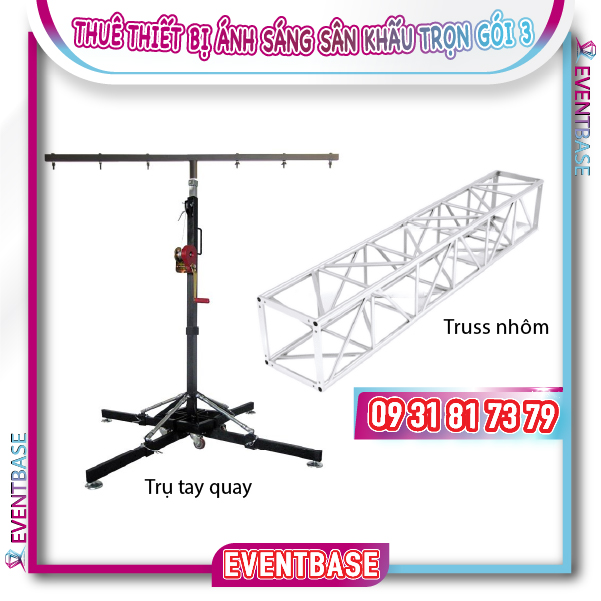 Hệ thống khung truss treo đèn