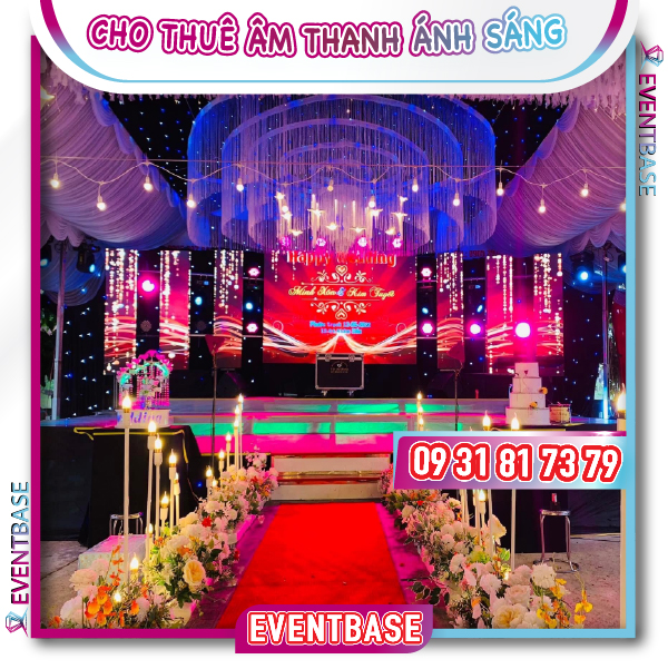 Cho thuê âm thanh ánh sáng đám cưới