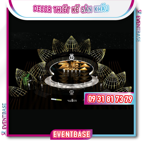 Thiết kế sân khấu chuyên nghiệp Eventbase