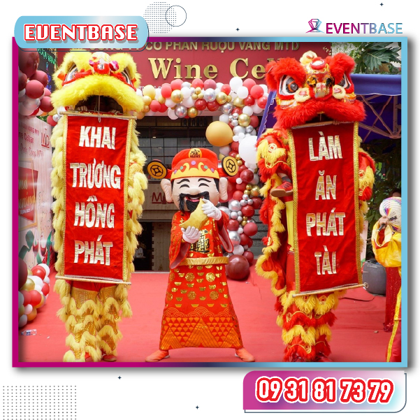 Múa lân cầu may mắn trong ngày Khai trương, Khánh thành