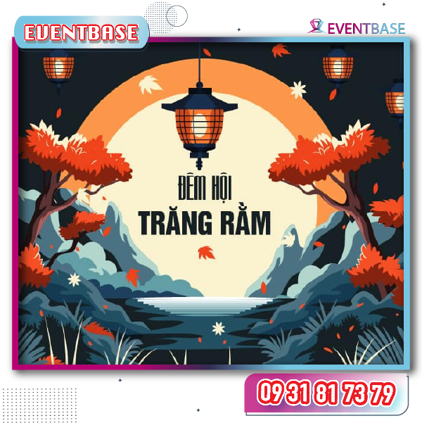 Trang trí Background Trung Thu đẹp