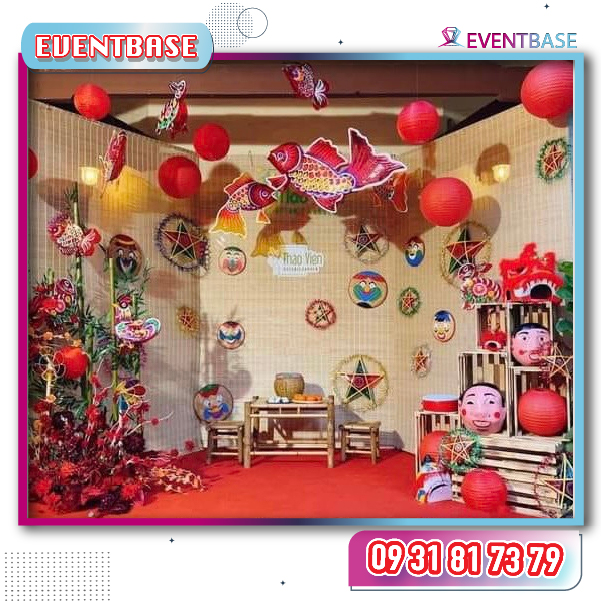Decor Backdrop, Backgroud Trung Thu