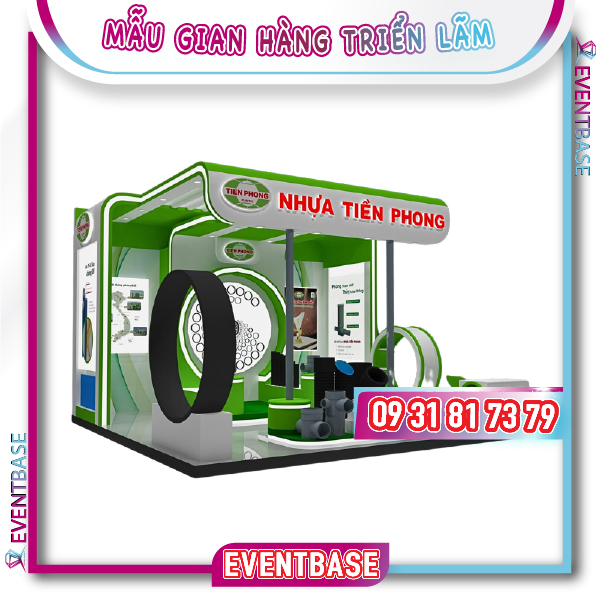 Gian hàng là bộ mặt của thương hiệu tại triển lãm, hội chợ