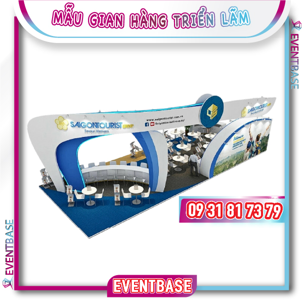 Mẫu gian hàng triển lãm 3 (Nguồn: Internet)