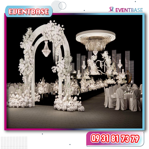 Decor dedding do TĐH thiết kế cho đám cưới chị V.H
