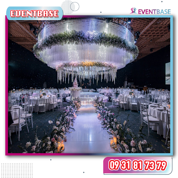 Decor trang trí sân khấu tiệc cưới thực tế