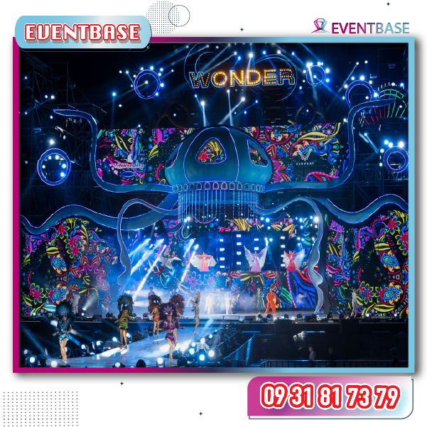Sân khấu hoành tráng tại 8Wonder Nha Trang