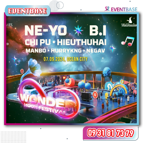 Lineup 8Wonder Moon Festival được công bố trên Fanpage