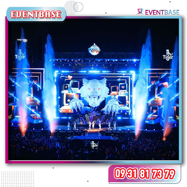 Sân khấu khủng của Đại nhạc hội Tiger Crystal Rave 2024