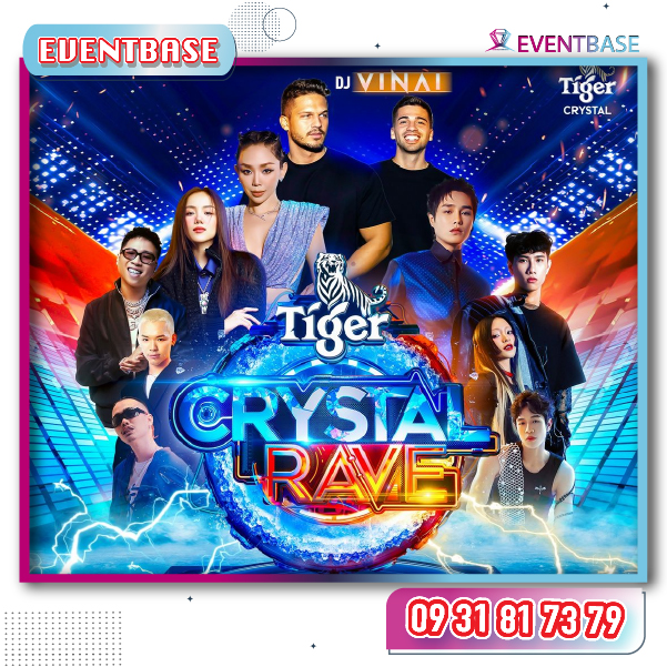 Dàn lineup trình diễn tại Tiger Crystal Rave 2024