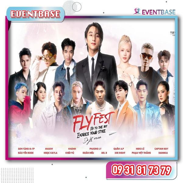 Dàn lineup trình diễn tại Fly Fest 24