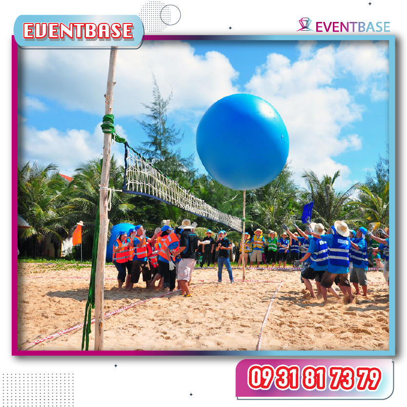 Trò chơi team building Bóng nước bãi biển (Ảnh minh họa)